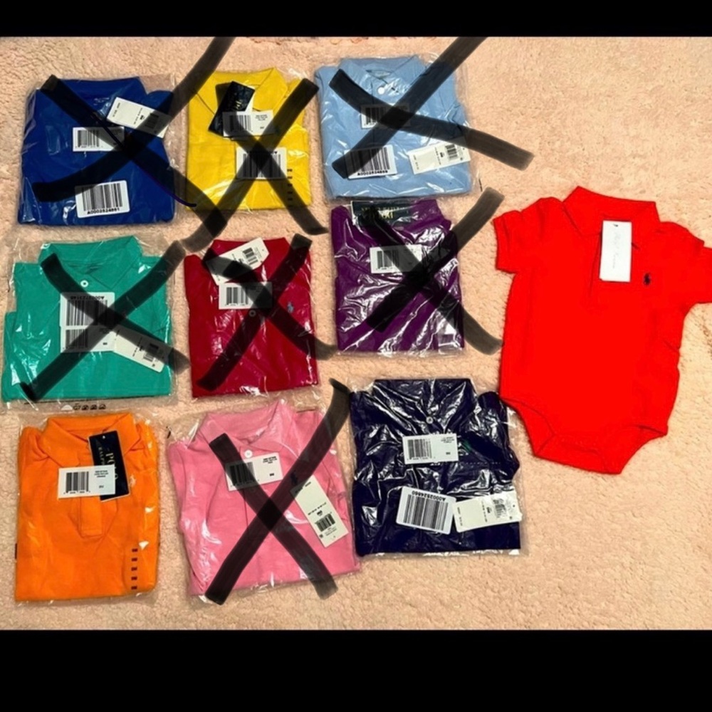 Infant polo onesie